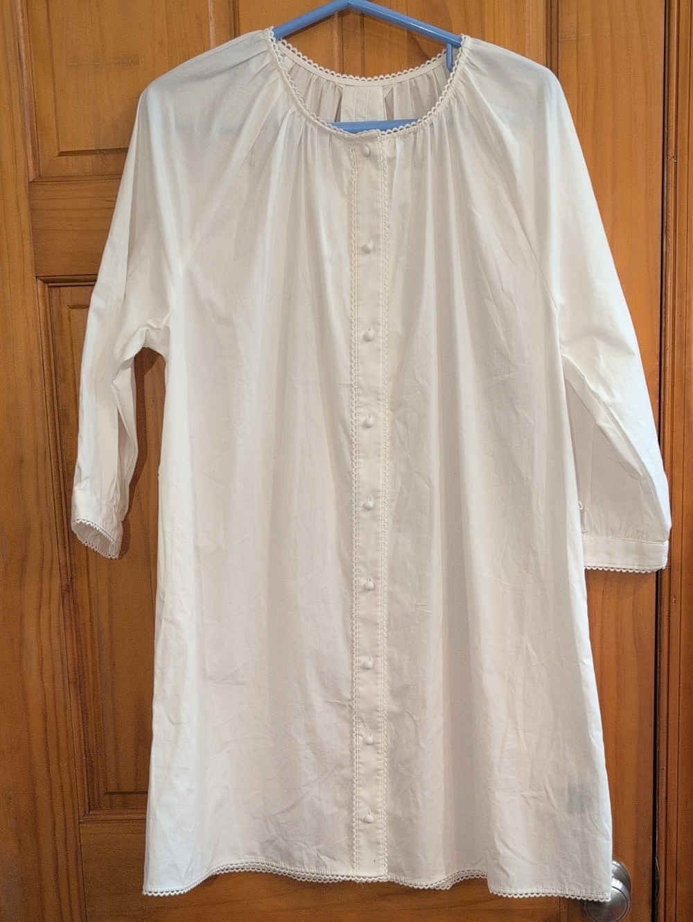 H&M White Button-Front Dress / Tunic